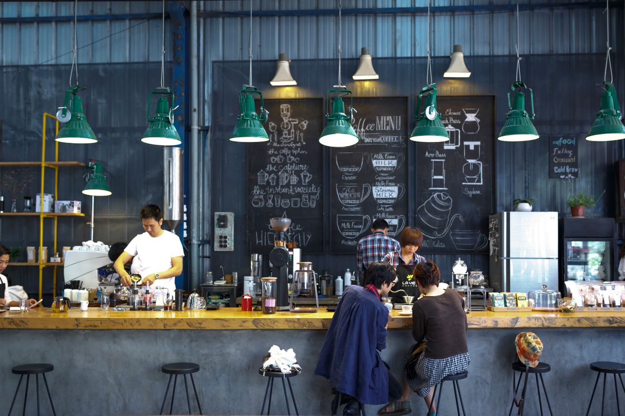 Independent café in Bordeaux