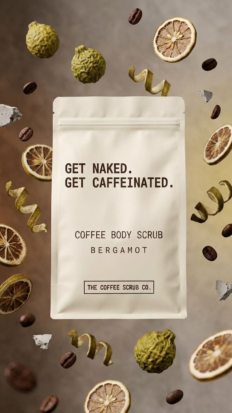 Bergamote coffee body scrub